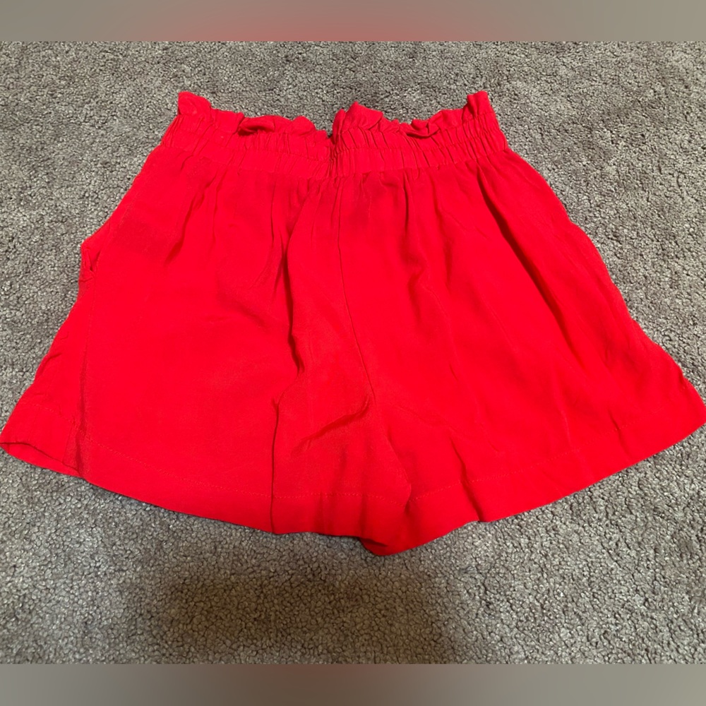 Red shorts